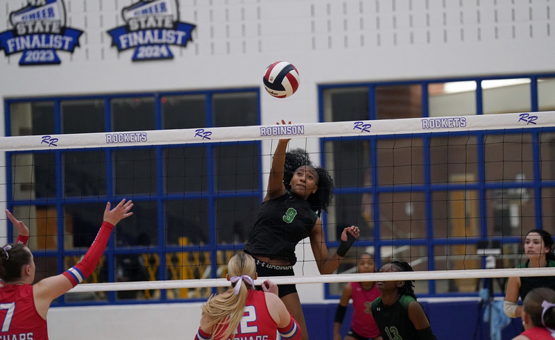 EHS volleyball playoff match