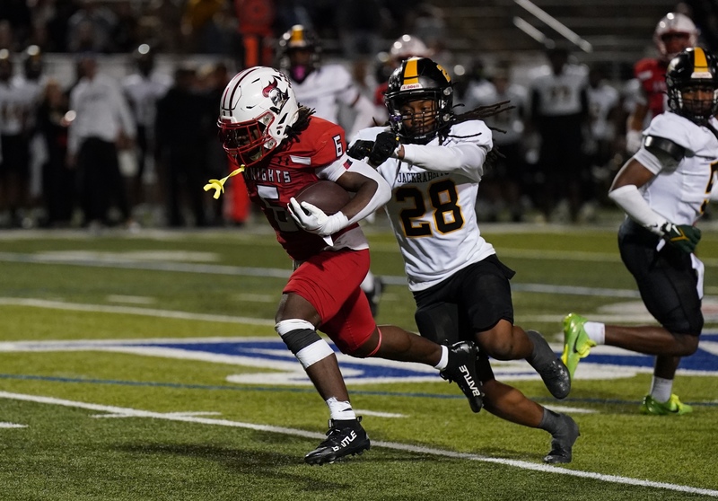 Knights run for a first down