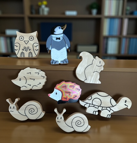 Hand-made wood toys