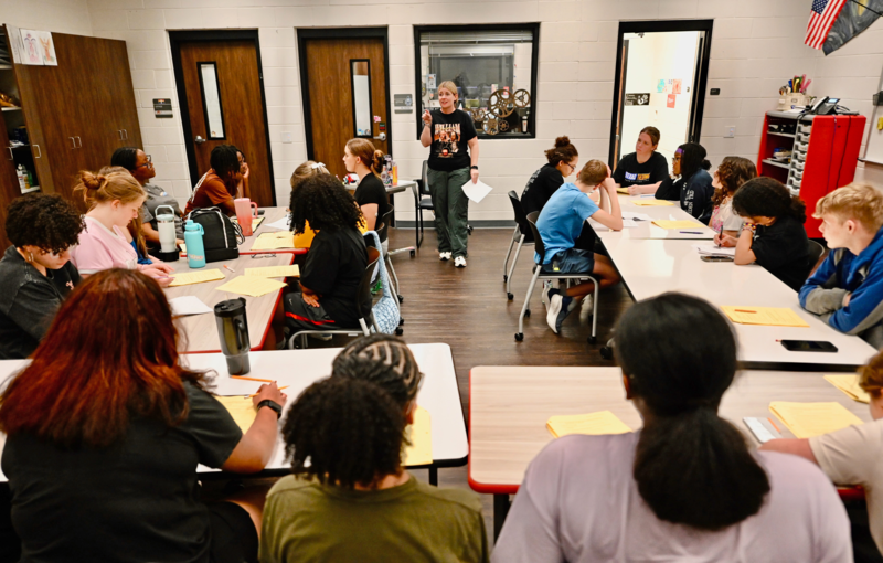 CHS theater director Samantha Dunaway