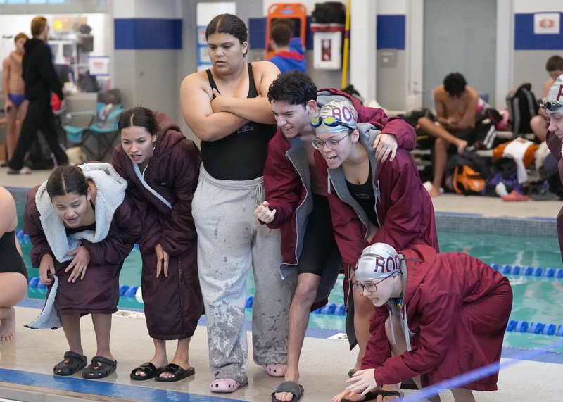12-6A swim meet cheering