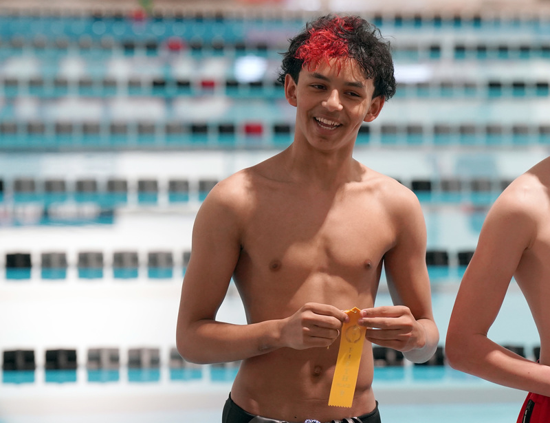 Ribbon winner 22-5A swim