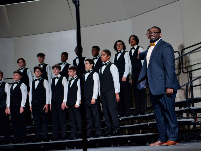 Patterson MS choir at 2020 TMEA