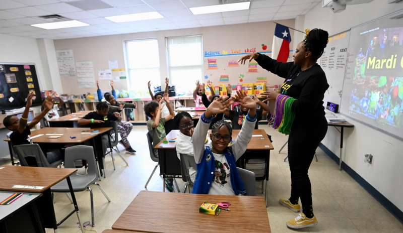 Mardi Gras lesson Ira Cross ES