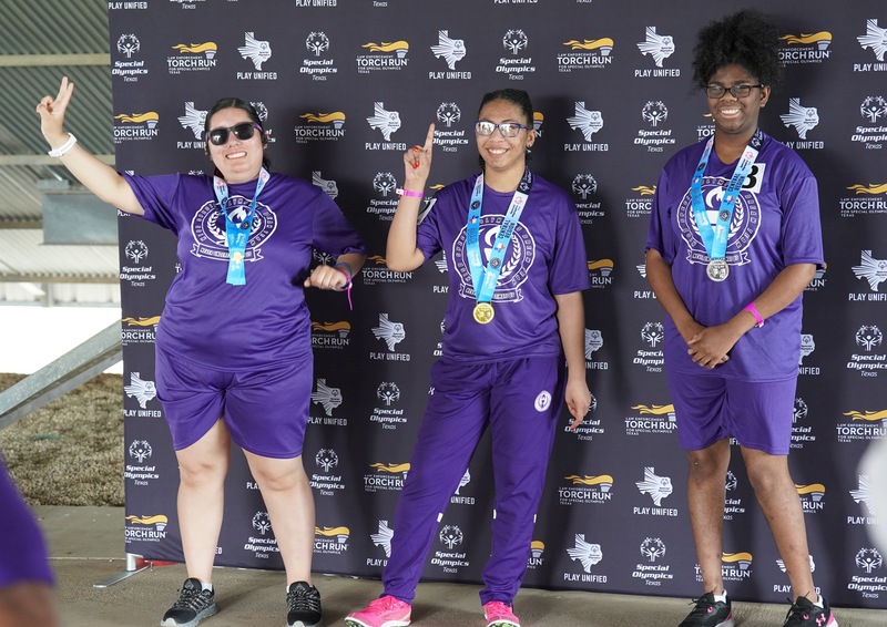 Dream Team athletes with medals