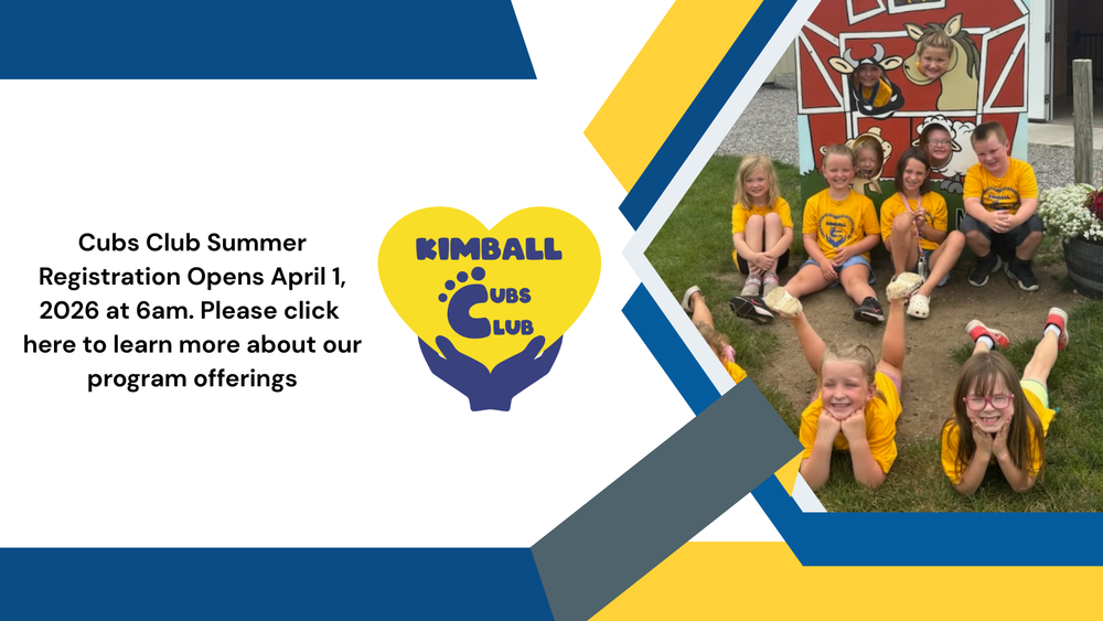 2026 Summer Cubs Club Registration