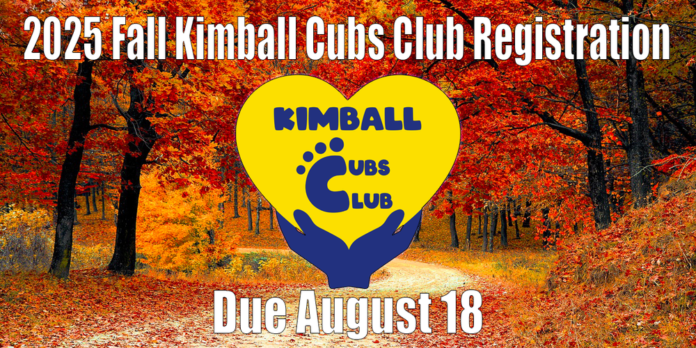 2025 Fall Cubs Club Registration