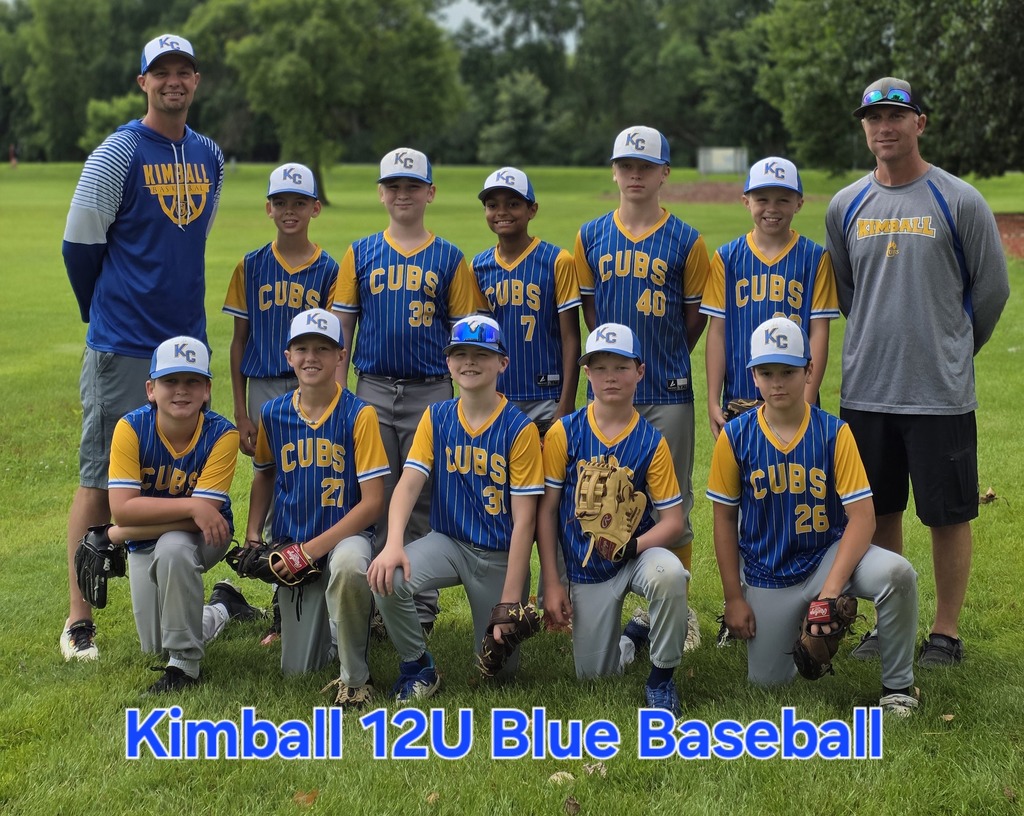 Kimball 12U Blue Baseball