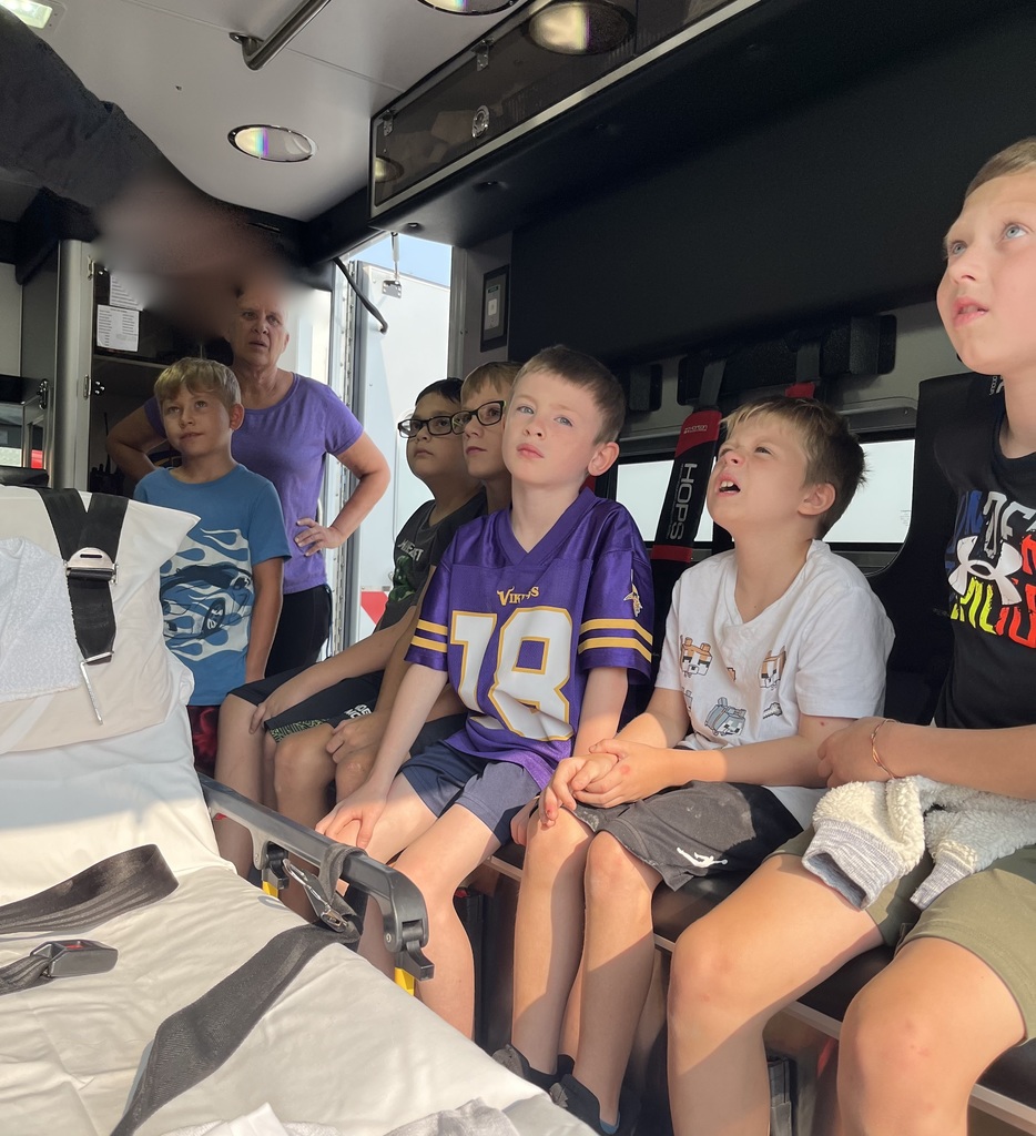 students in ambulance