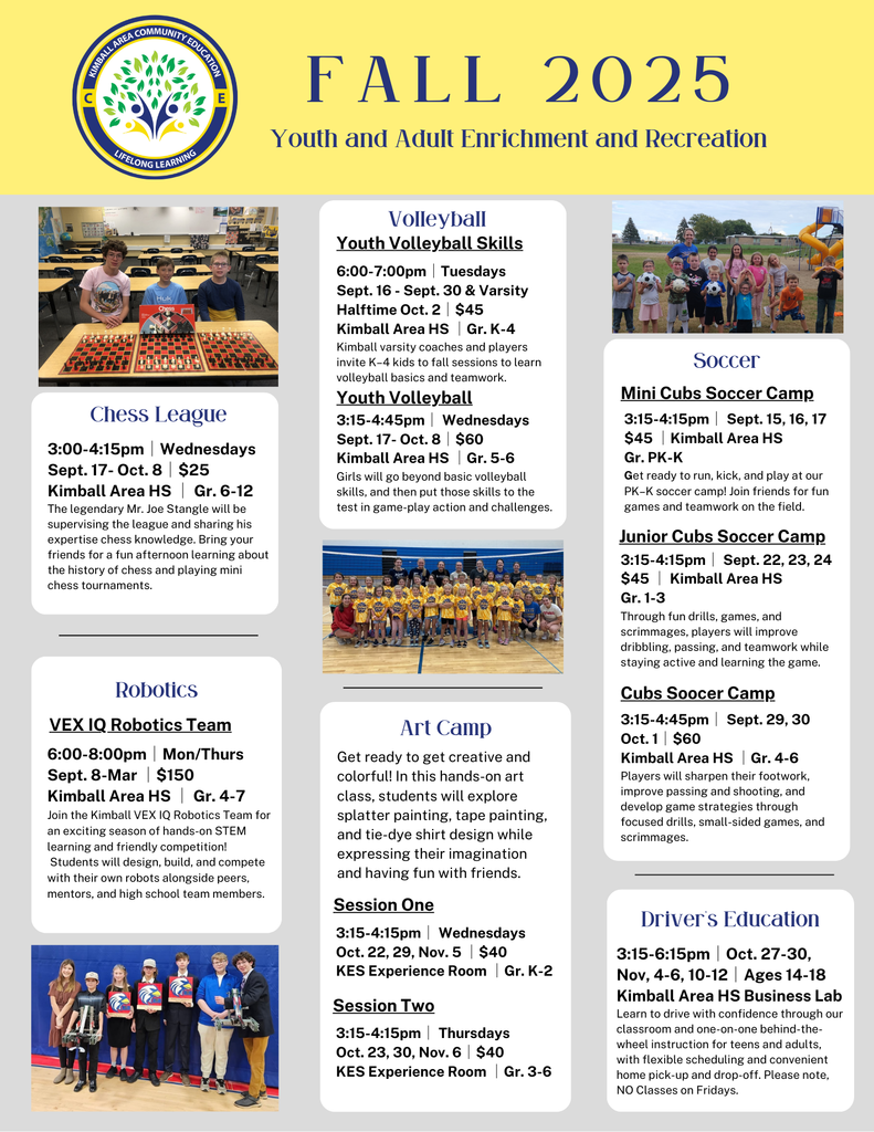 Fall Rec and Enrichment