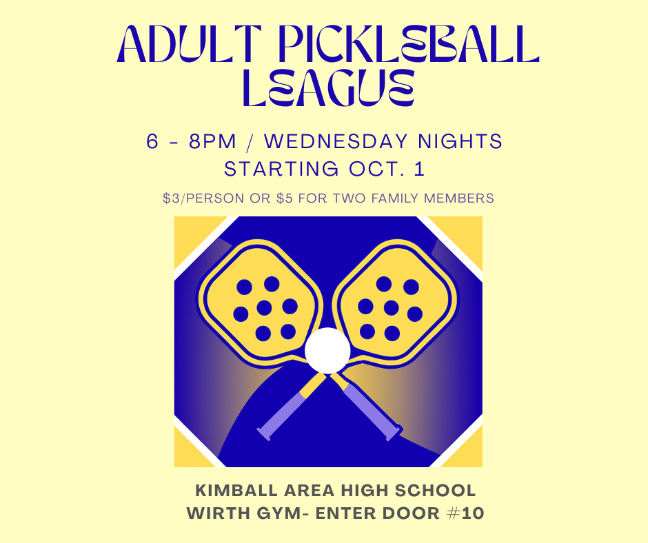 Pickleball League starts TONIGHT! 