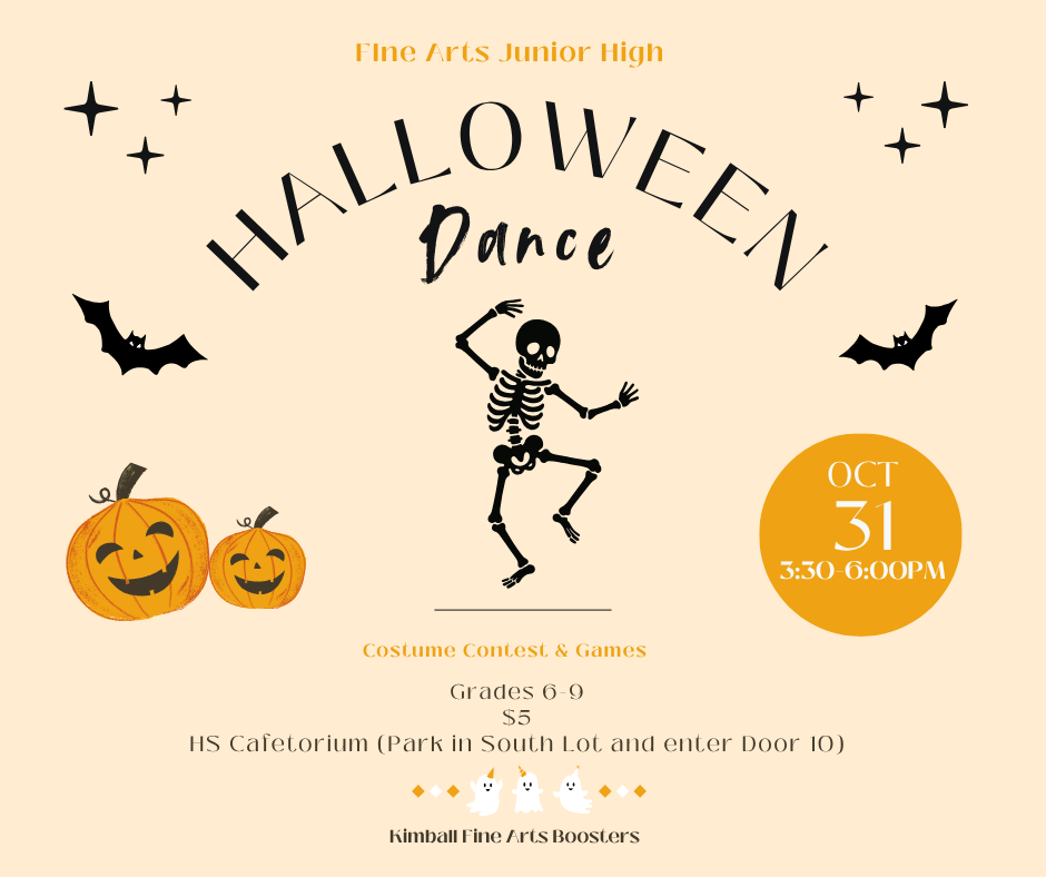 Halloween Dance Grades 6-9