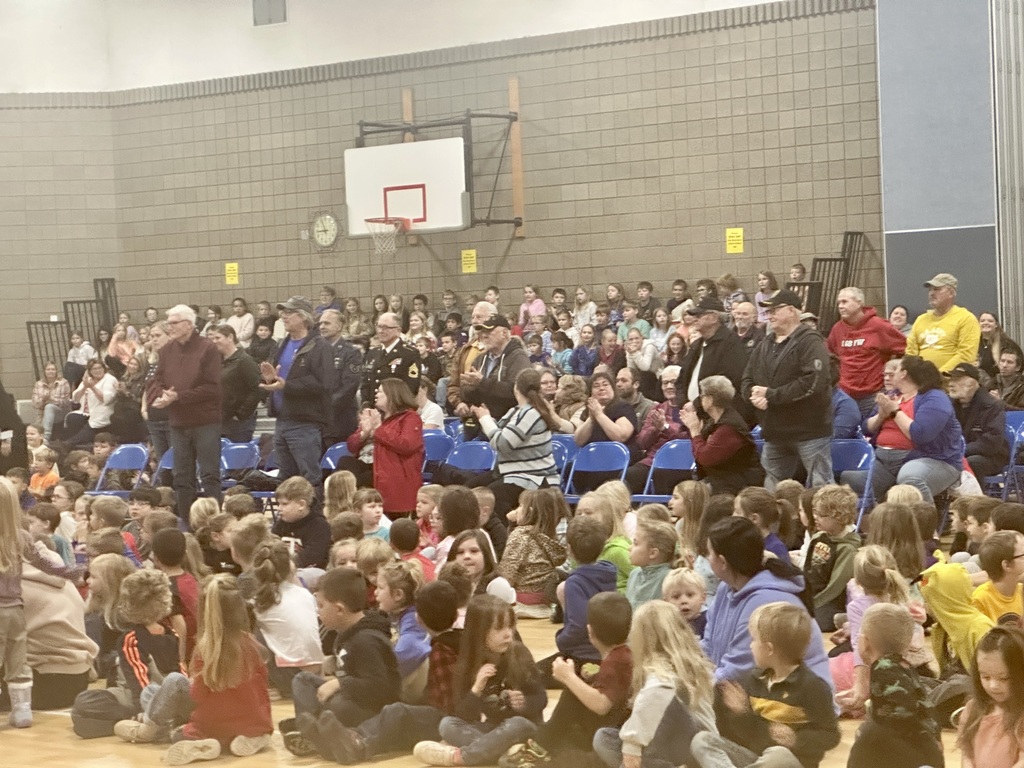 veterans standing in crowd