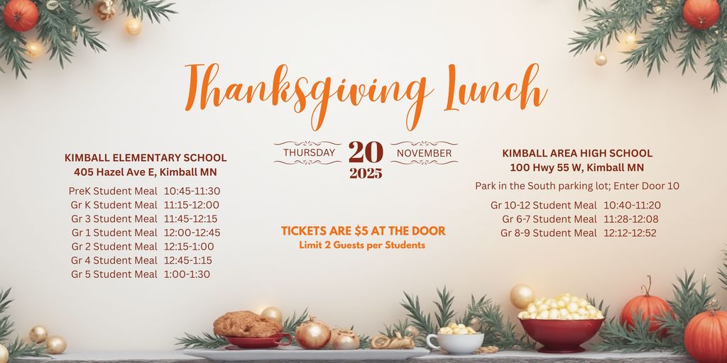 thanksgiving meal infographic with foods and greenery
