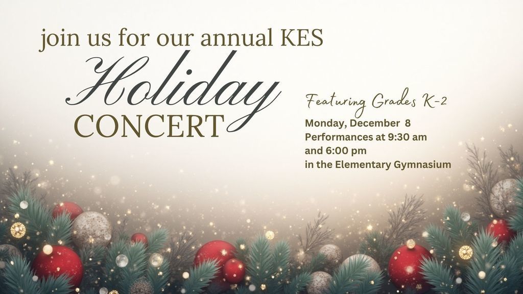 Cream/gray ombre with greens and christmas bulb bottom border