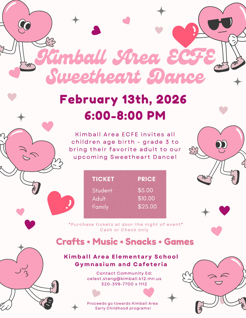 Sweetheart Dance- Feb 13