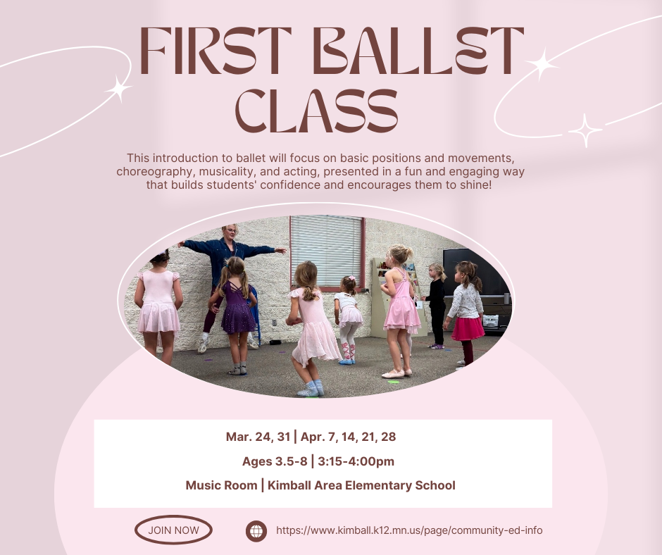First Ballet Camp (Age  3.5-8)