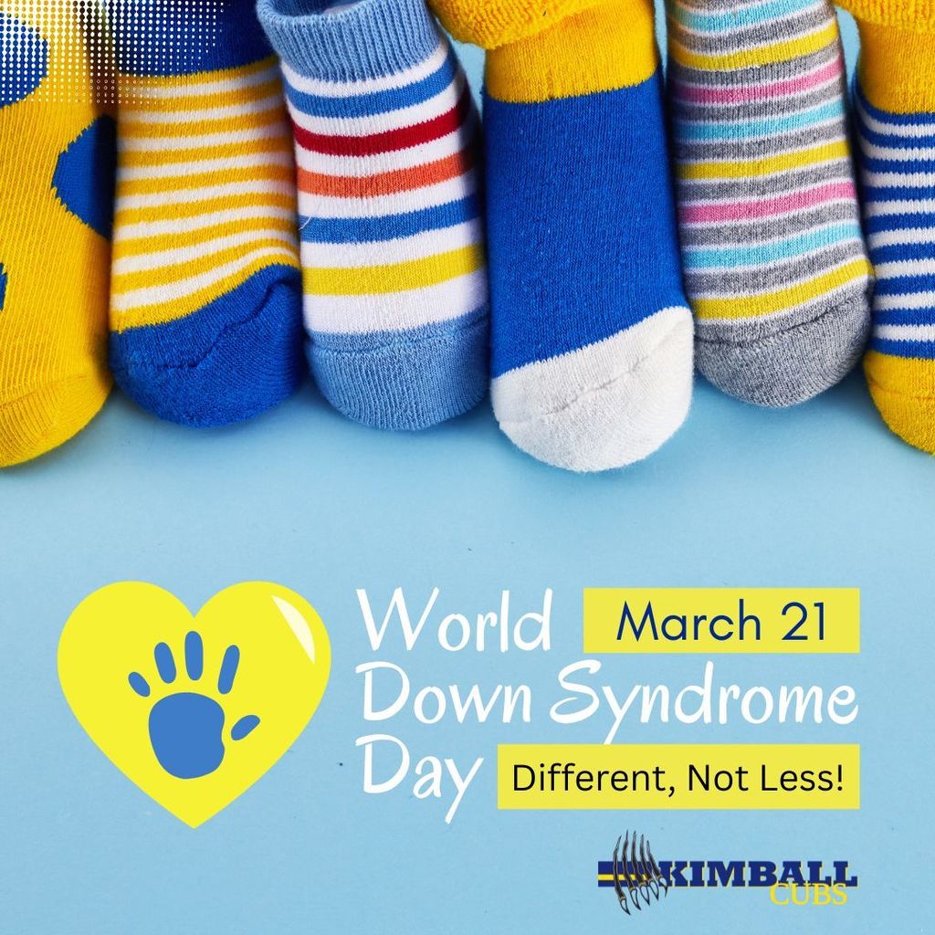 World Down Syndrome Day colored socks 
