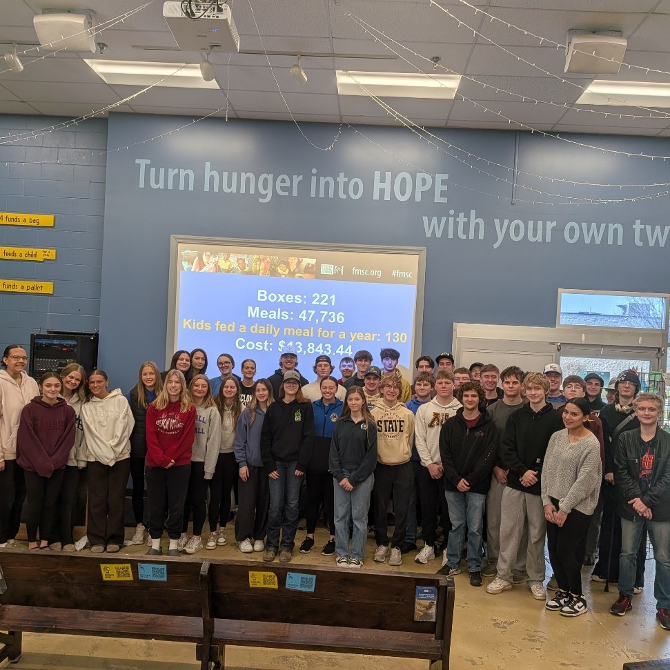 Seniors at Feed My Starving Children 
