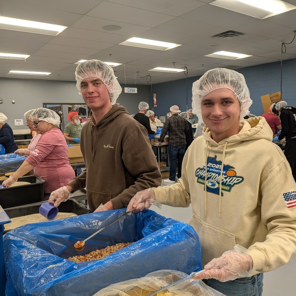 Seniors at Feed My Starving Children