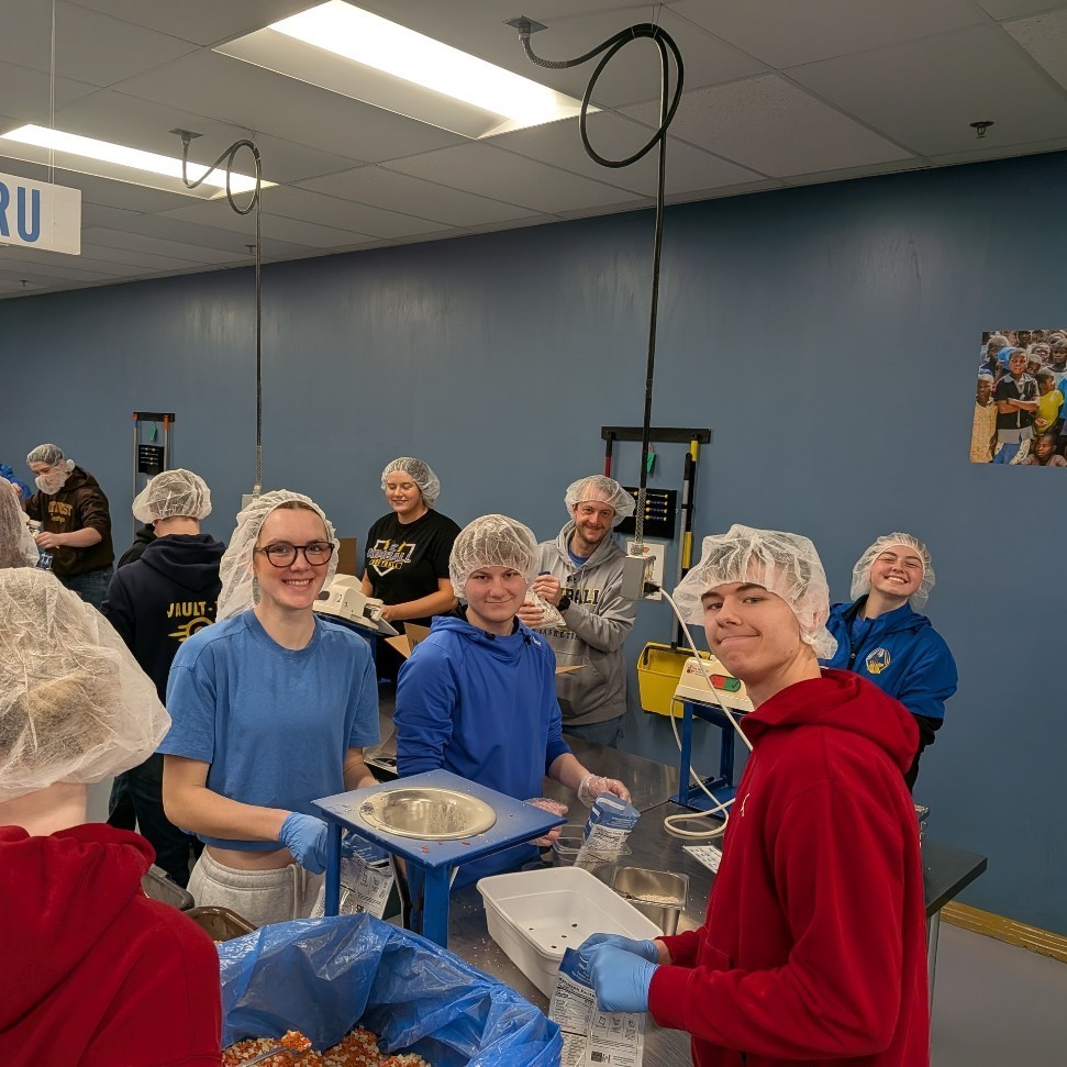 Seniors at Feed My Starving Children