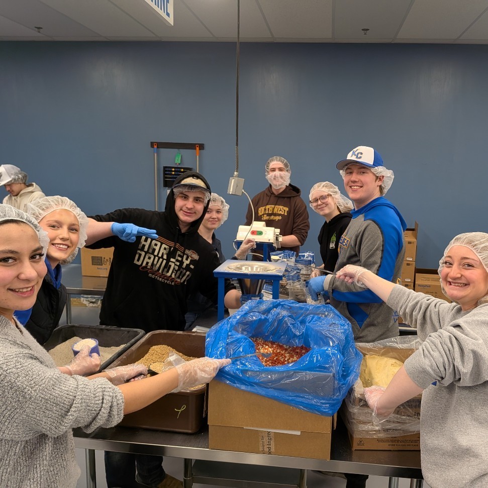 Seniors at Feed My Starving Children