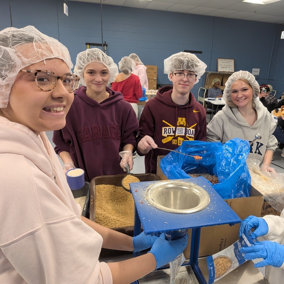 Seniors at Feed My Starving Children