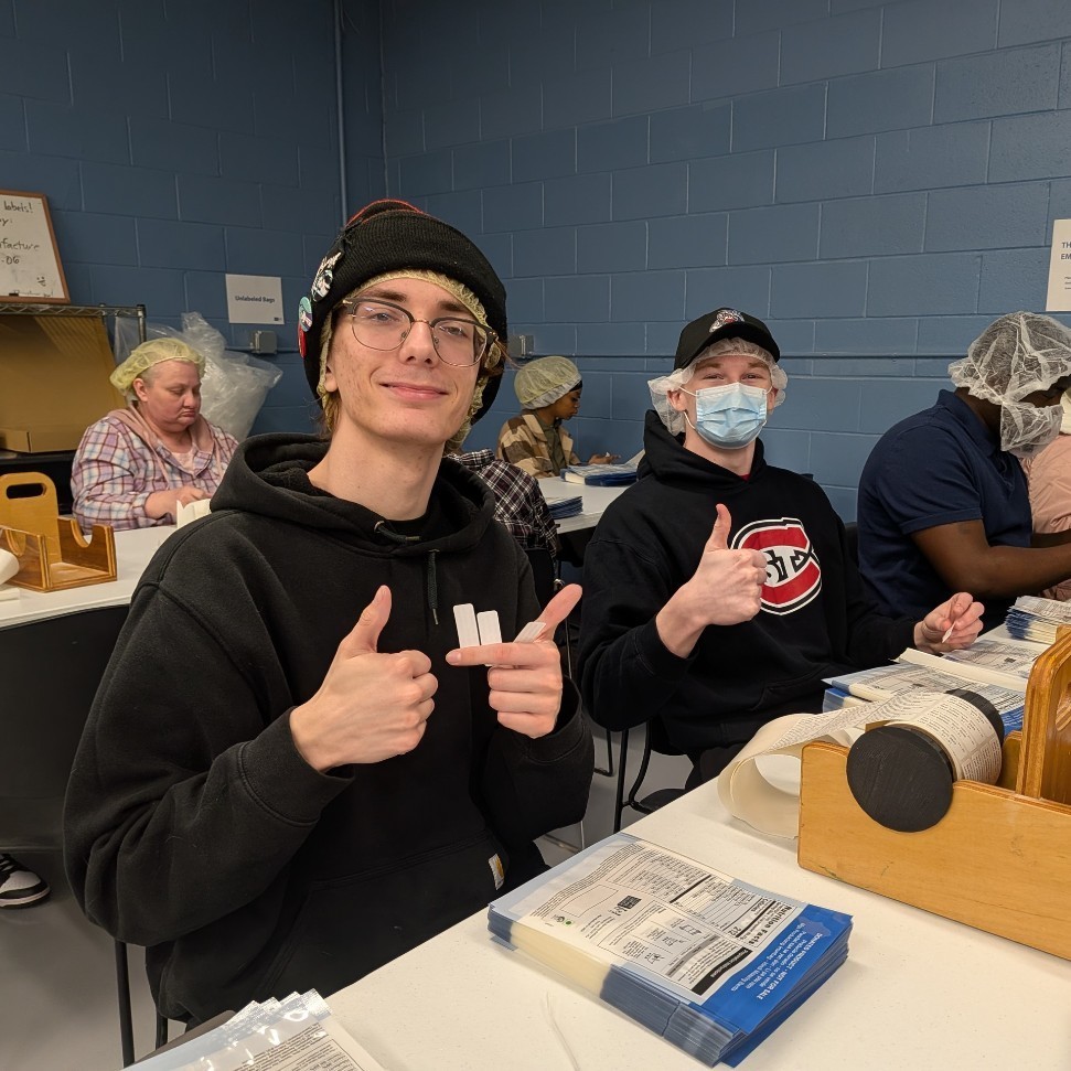 Seniors at Feed My Starving Children