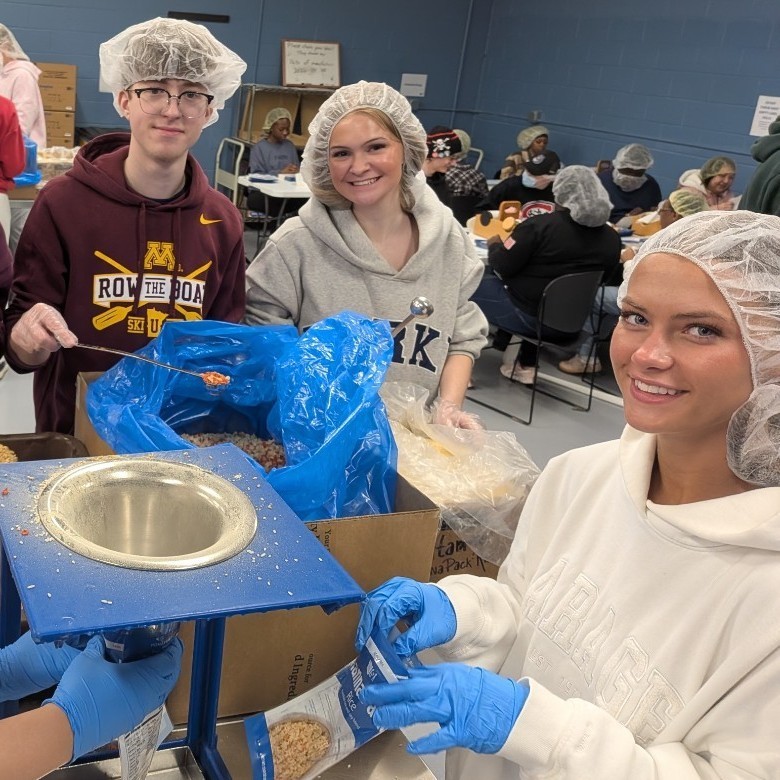 Seniors at Feed My Starving Children