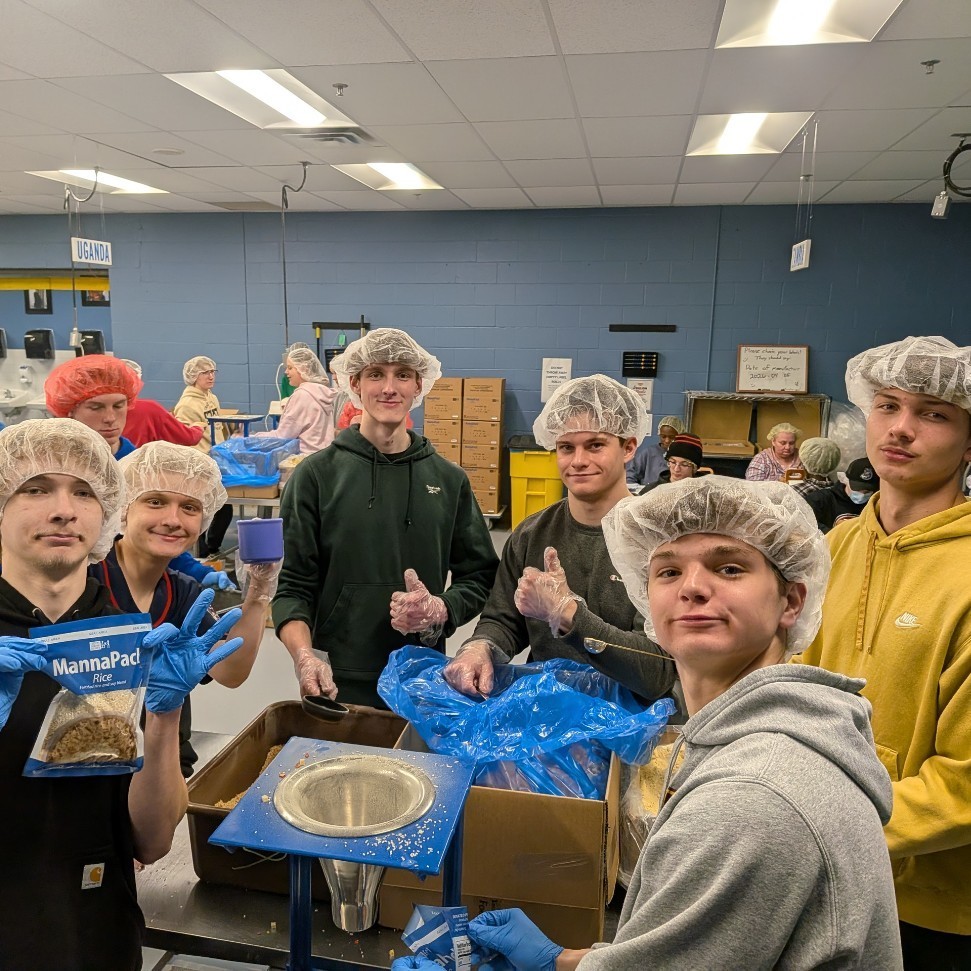 Seniors at Feed My Starving Children