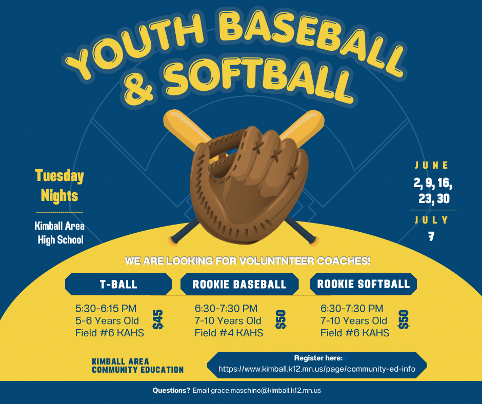 Youth Baseball and Softball 