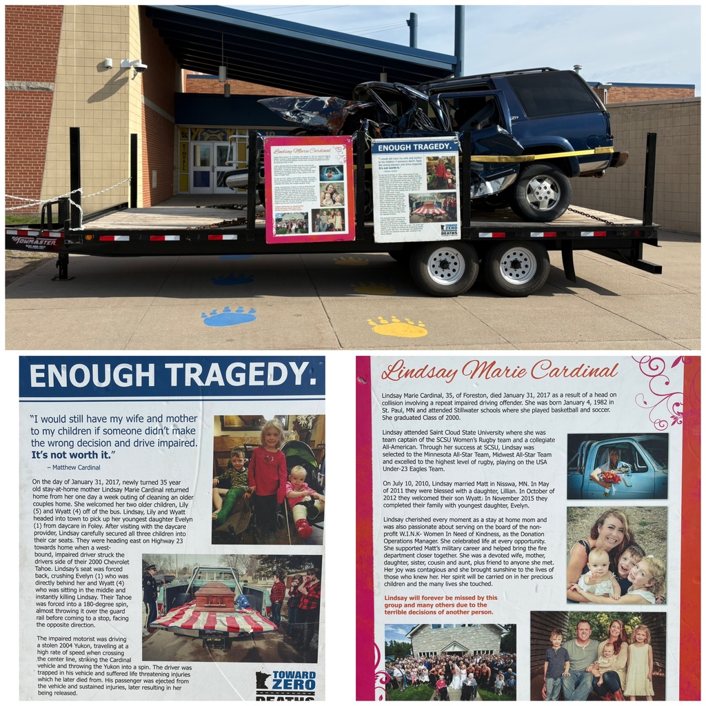 Cardinal Crashed Vehicle at KAHS