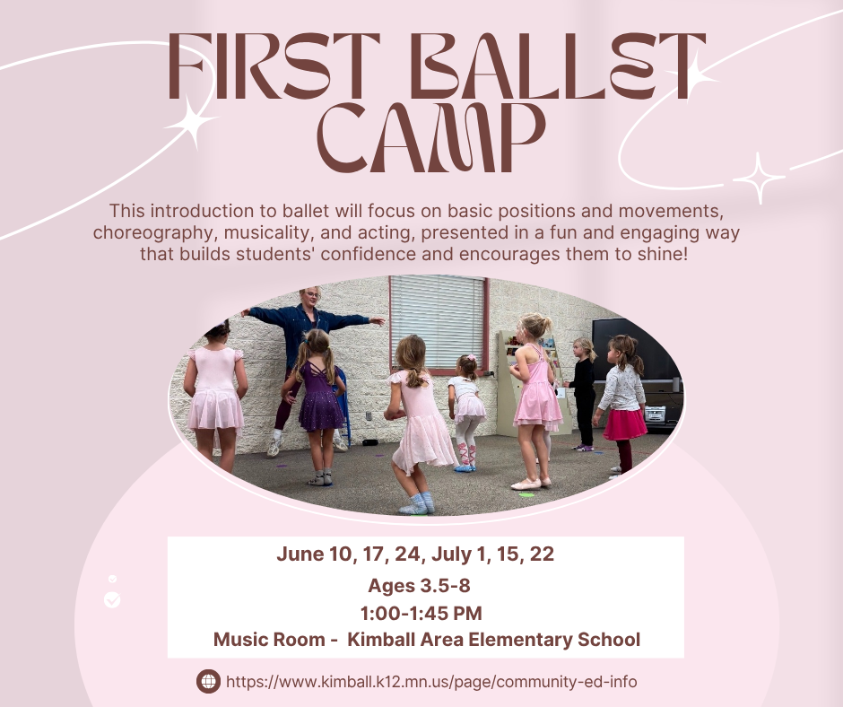 First Ballet Camp (Age  3.5-8)