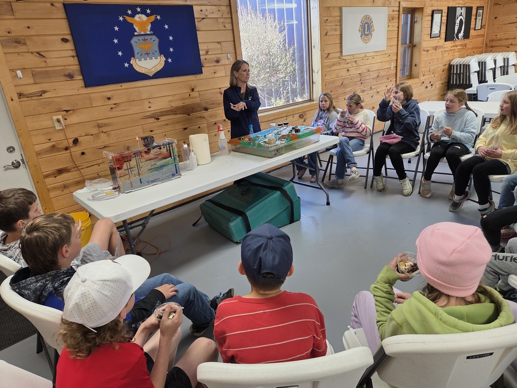 students listening to presentation 