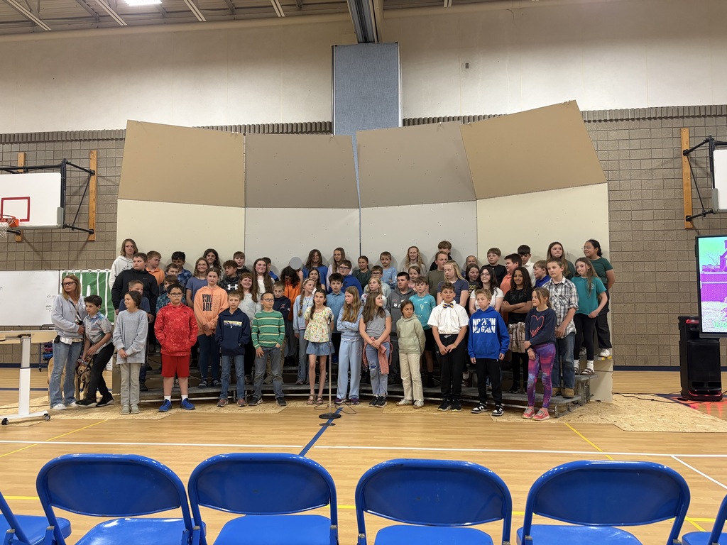 group photo of students on risers
