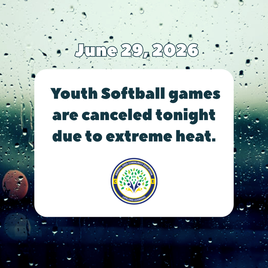 Youth Softball Games Canceled 6/29