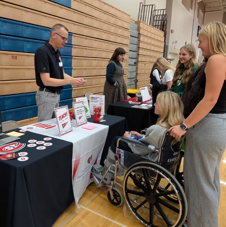 Kimball students talk about careers with SCSU
