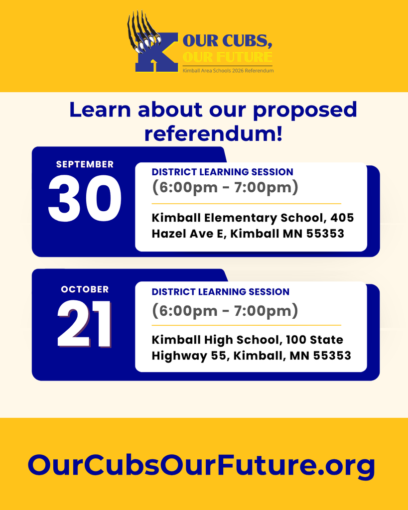 Invite to District Learning Meeting 9/30 and 10/21