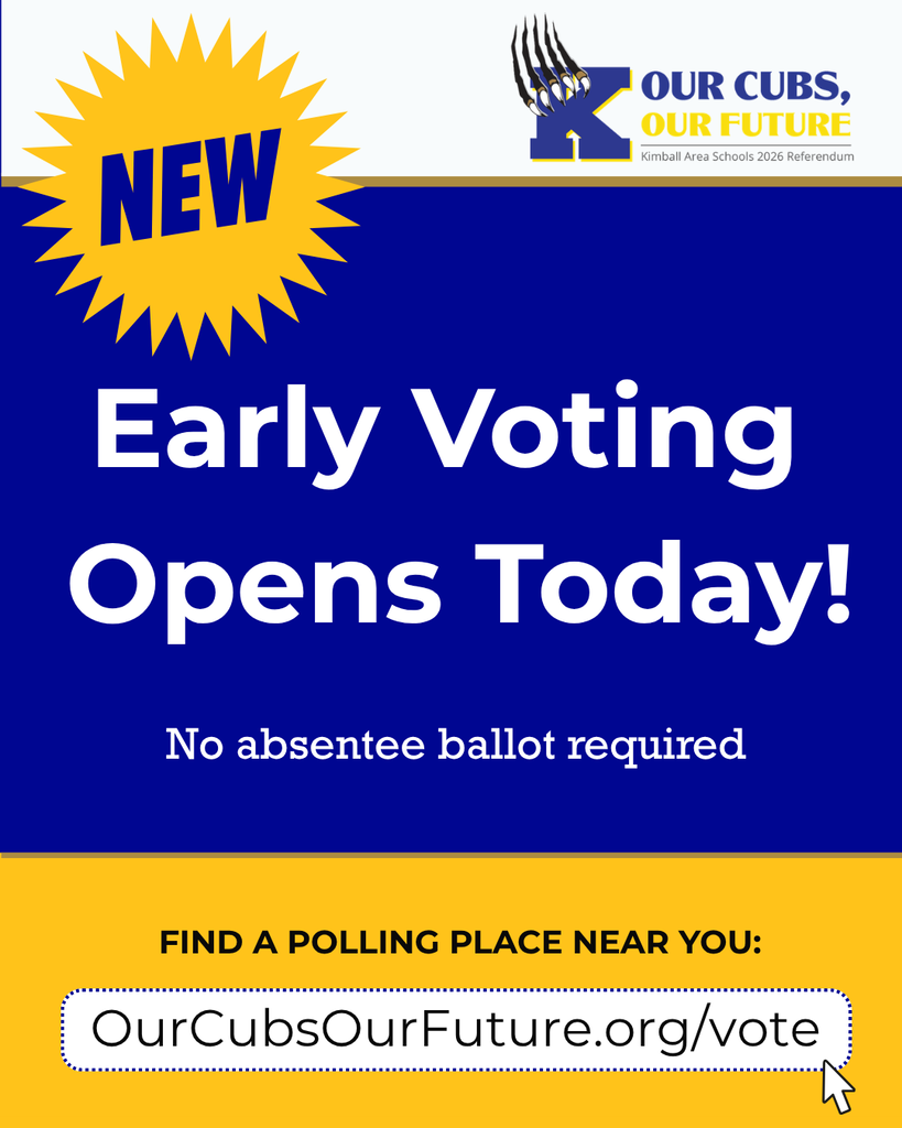 Early Voting Opens Today, no absentee ballot required. Find a polling place near you: ourcubsourfuture.org/vote