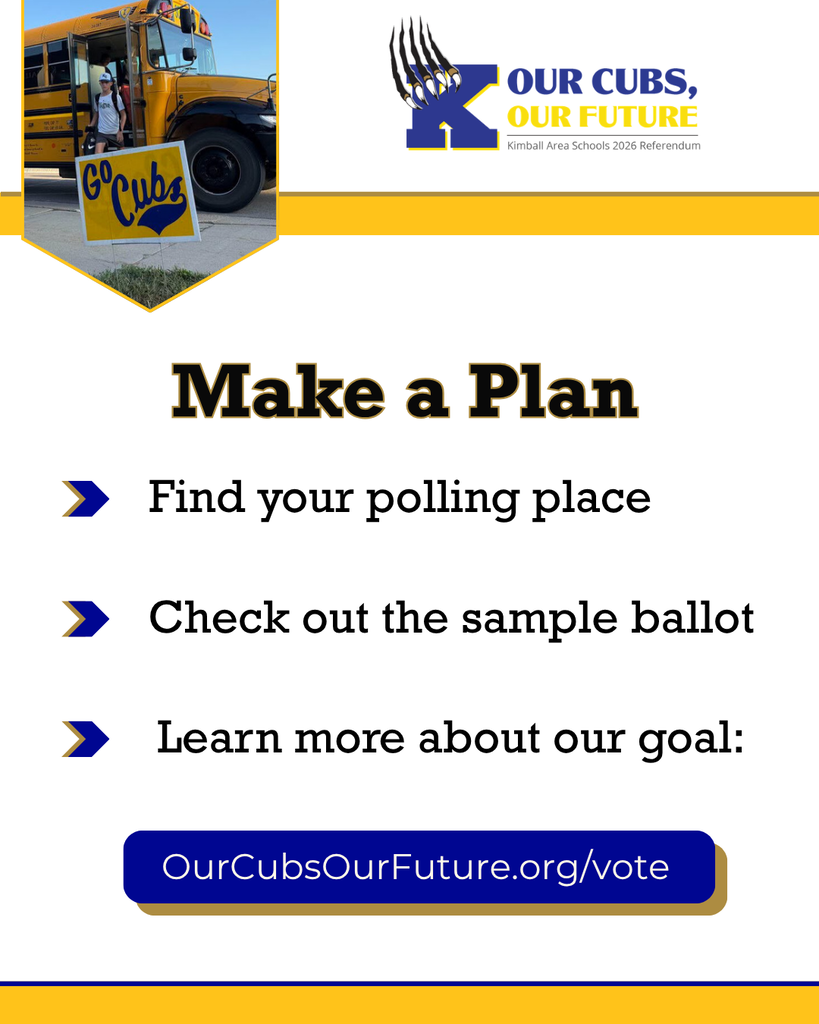 Make a plan. Find your polling place; check out the sample ballot; learn more about our goal at ourcubsourfuture.org/vote