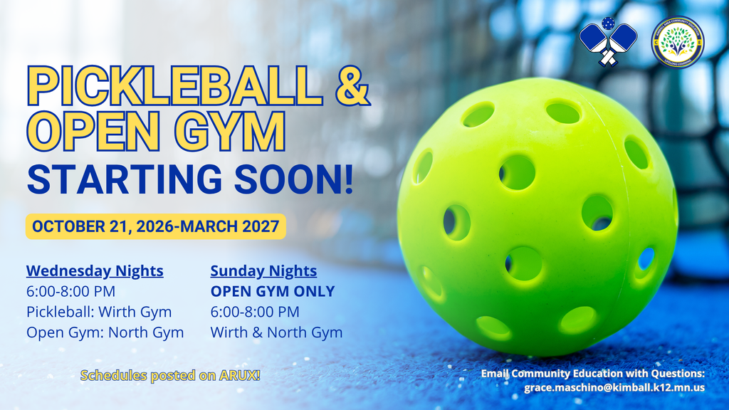 Pickleball and Open Gym