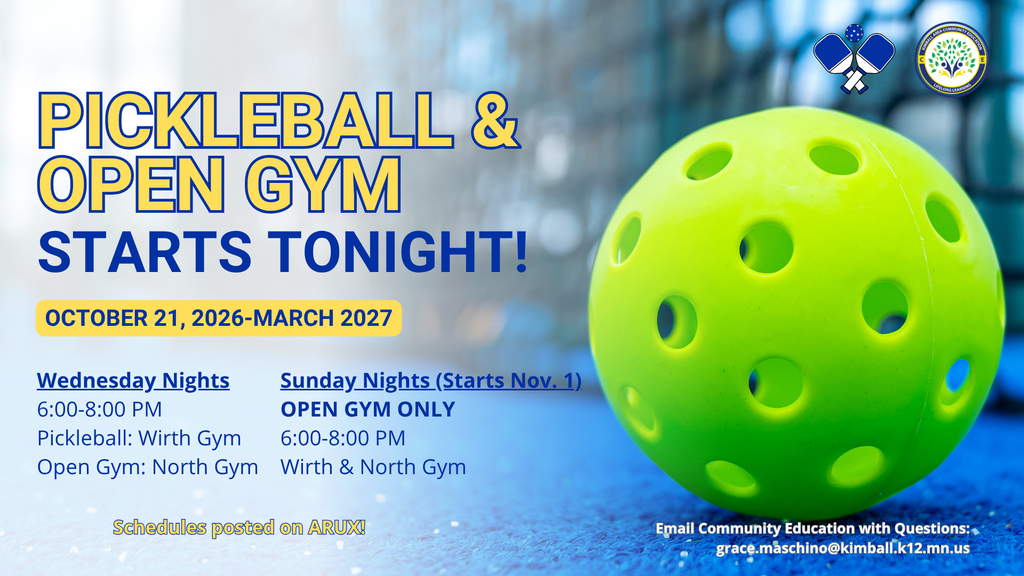 Pickleball and Open Gym