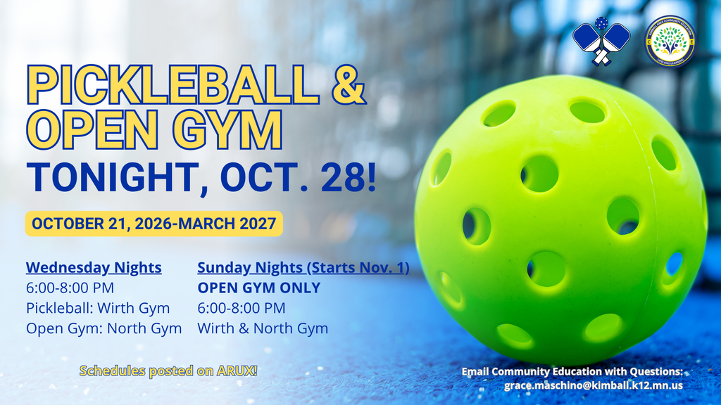 Pickleball and Open Gym