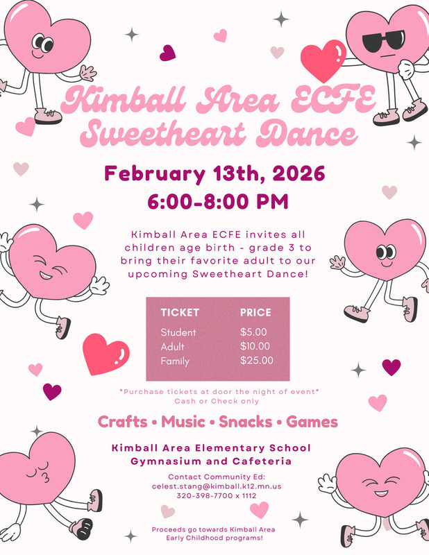 Sweetheart Dance - Feb. 13