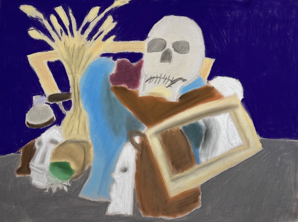 Tyger's pastel drawing