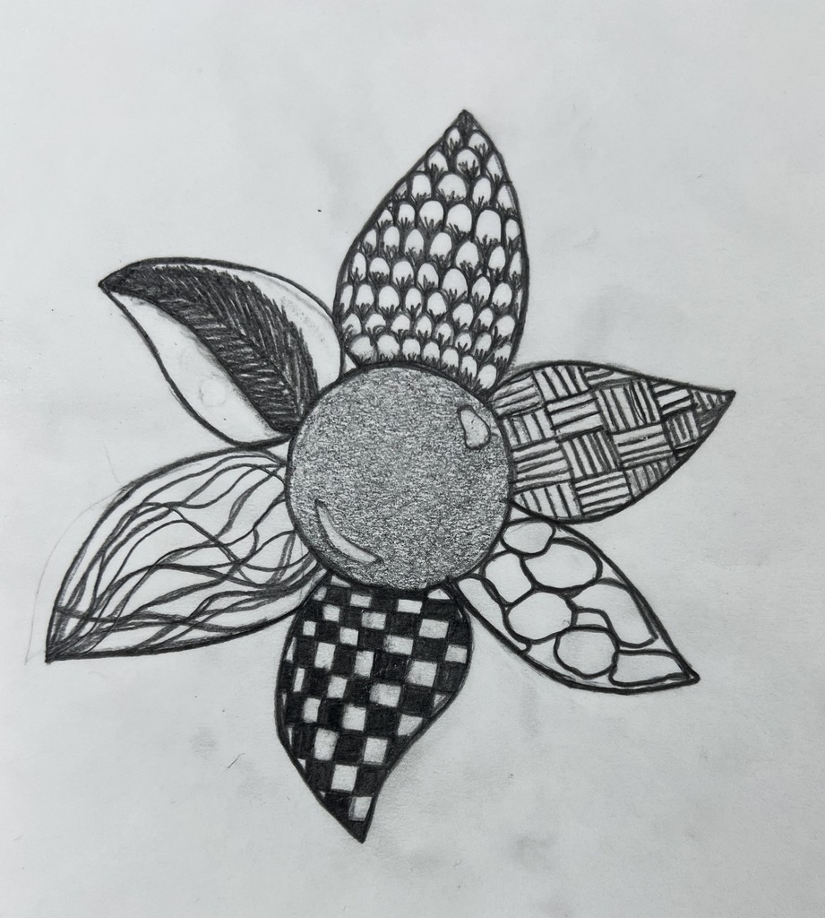Savannah's Textured Sunflower