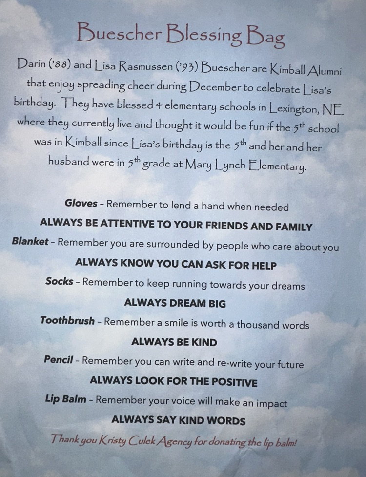 blessing bag description