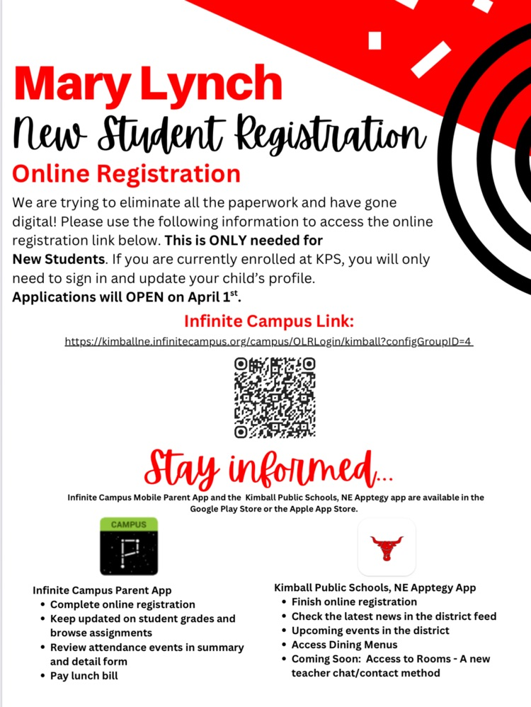 Pre K and K Registration