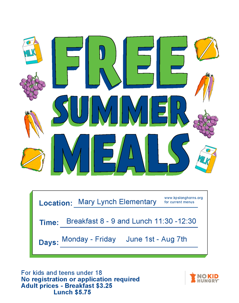 Summer Meals flyer