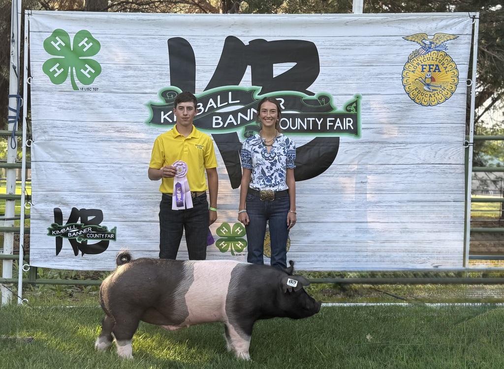 Trey Cook Reserve Champion FFA Market Swine